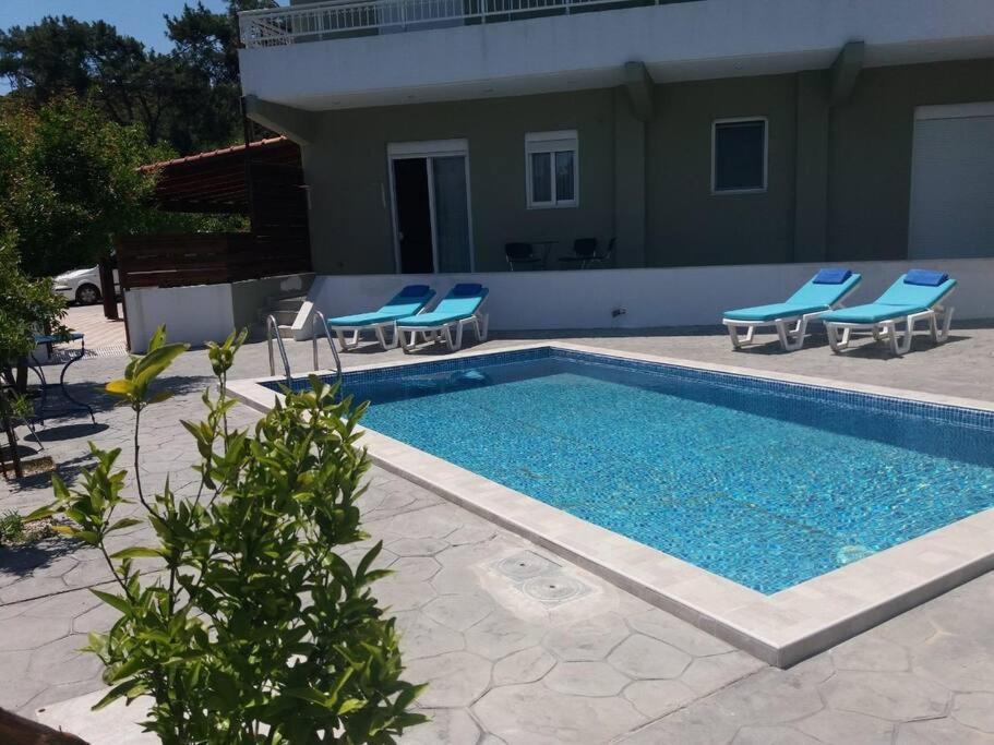 Greek Style Ground Floor Apartment & Pool Ialysos  Ngoại thất bức ảnh