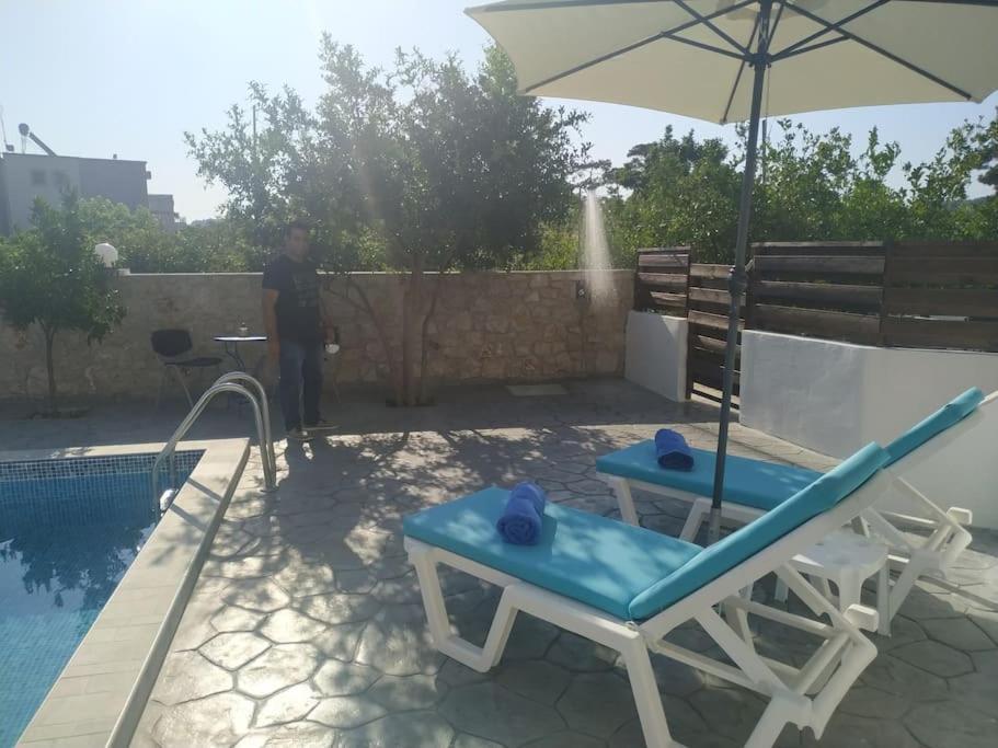 Greek Style Ground Floor Apartment & Pool Ialysos  Ngoại thất bức ảnh