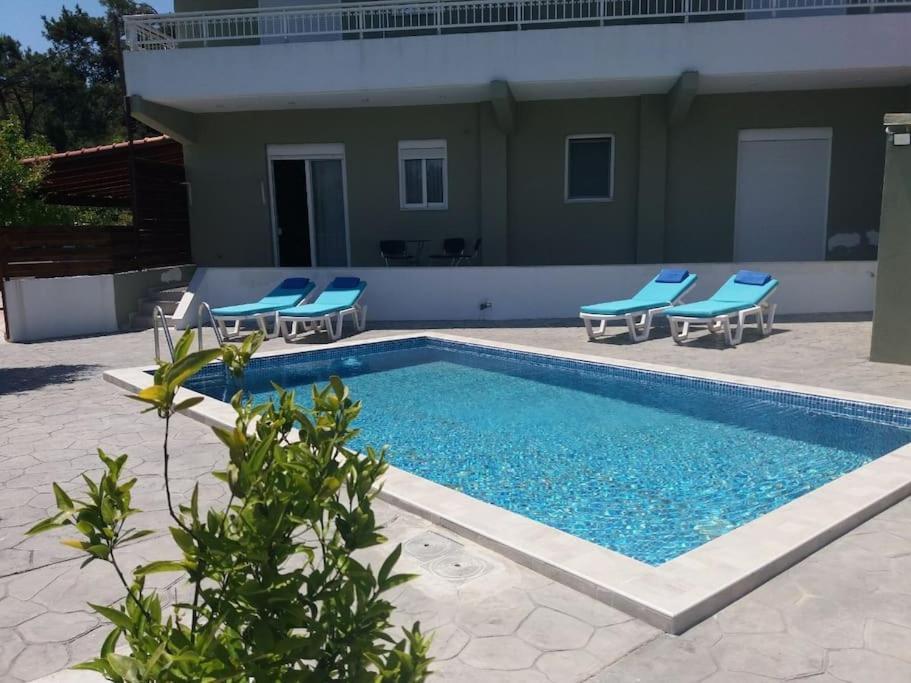 Greek Style Ground Floor Apartment & Pool Ialysos  Ngoại thất bức ảnh