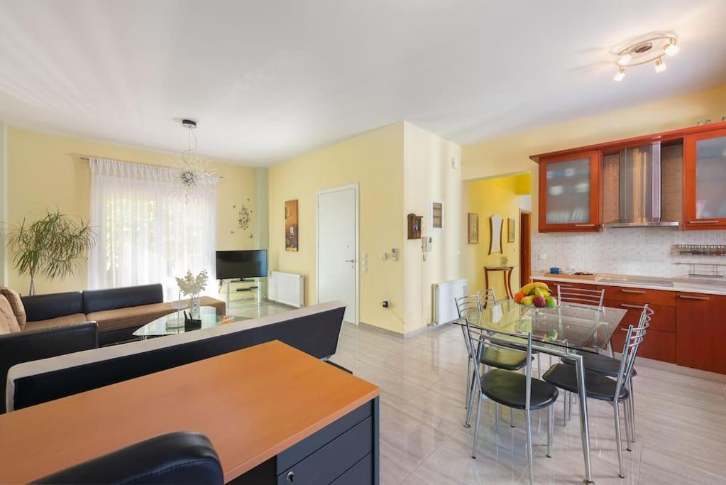 Greek Style Ground Floor Apartment & Pool Ialysos  Ngoại thất bức ảnh